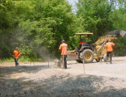 Tennis Court Paving Installation